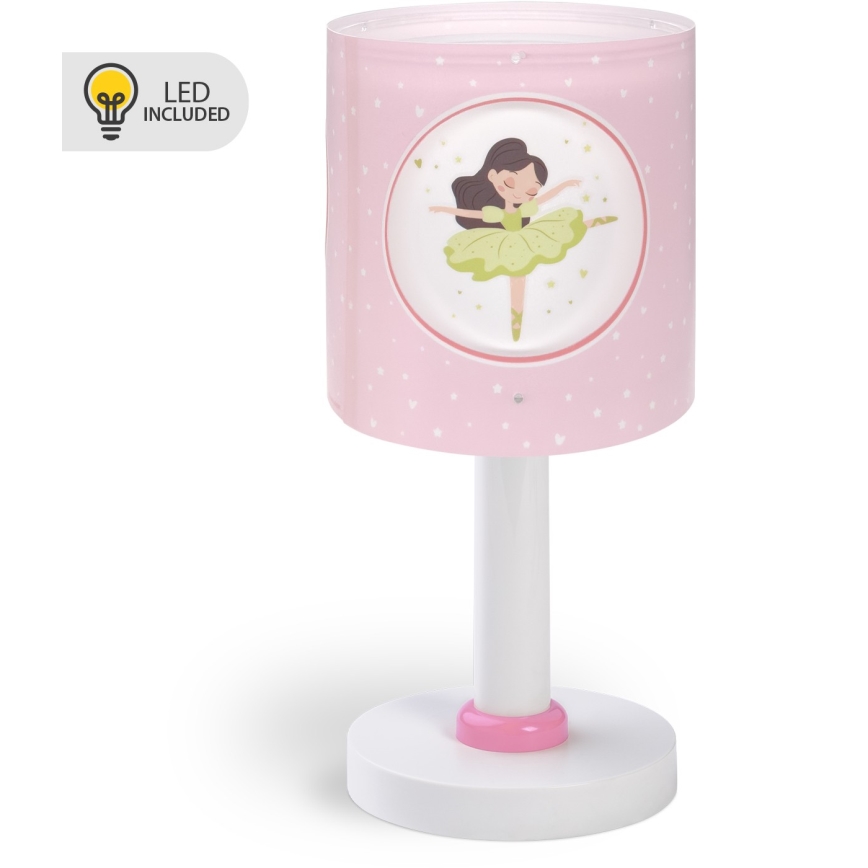 Dalber 60911 - LED-öölamp lastele PRINCESS DANCE 1xG4/4W/230V roosa