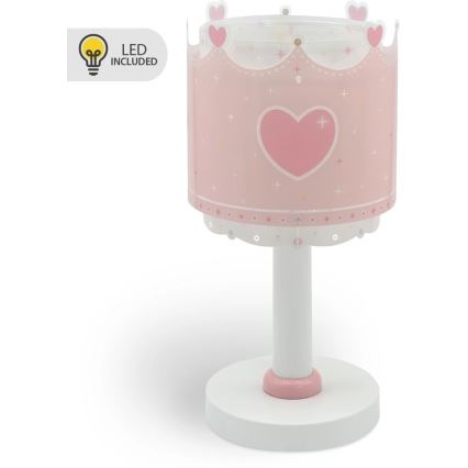 Dalber 61101N - LED laste öölamp LITTLE QUEEN 1xG4/4W/230V roosa
