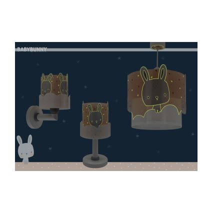 Dalber 61151S - Lamp lastetuppa BUNNY 1xE14/40W/230V oranž