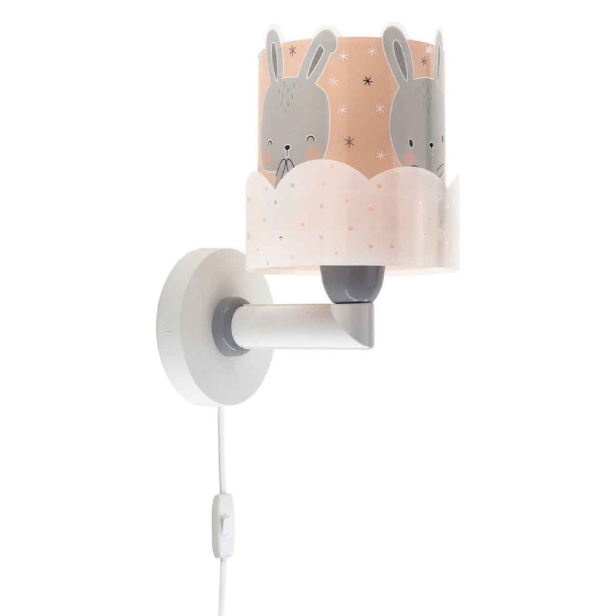 Dalber 61159S - Seinavalgusti lastetuppa BUNNY 1xE27/60W/230V oranž