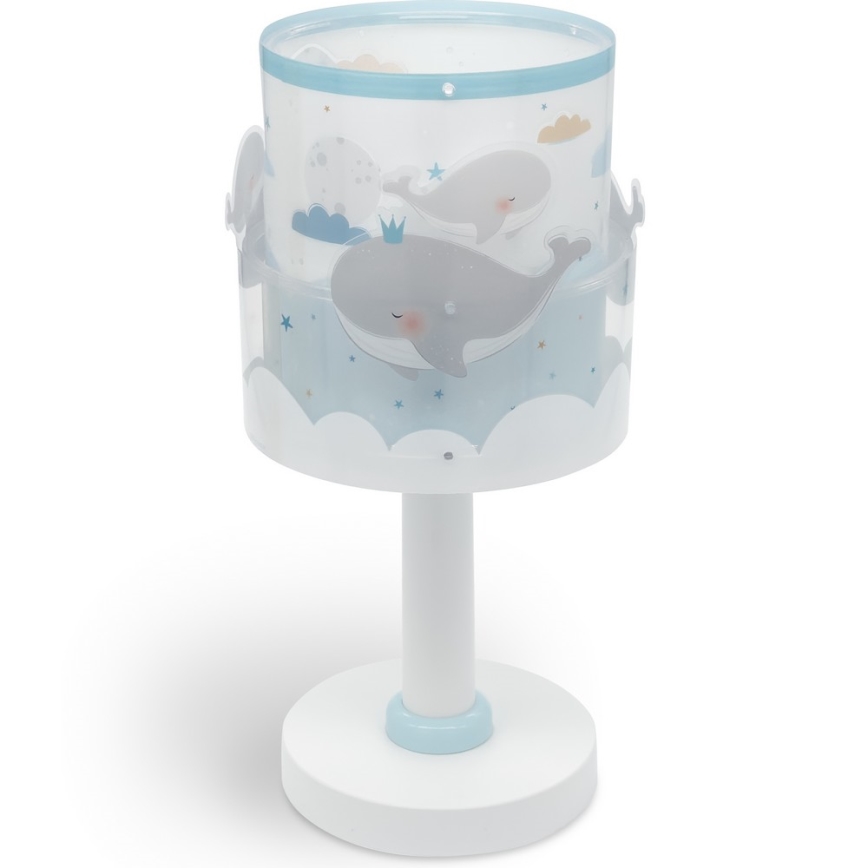Dalber 61171T - Väike lamp lastetuppa WHALE DREAMS 1xE14/8W/230V sinine