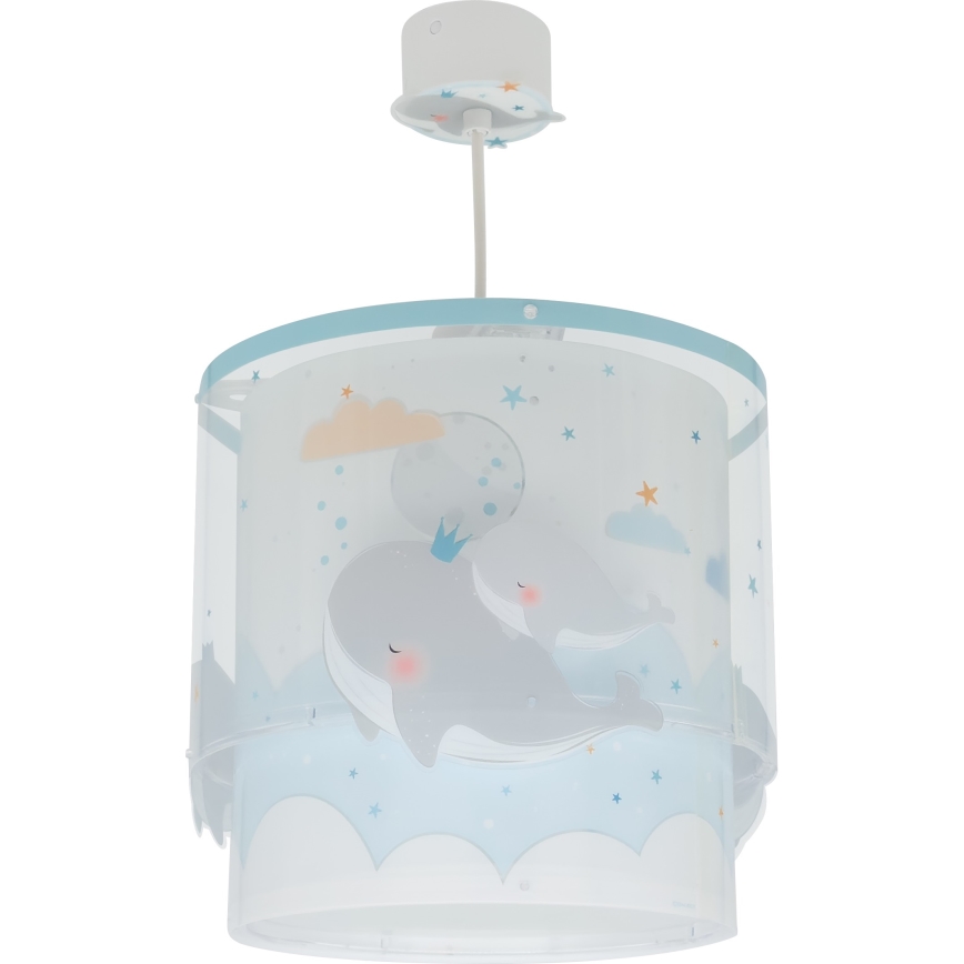 Dalber 61172T - Lühter lastetuppa WHALE DREAMS 1xE27/15W/230V sinine