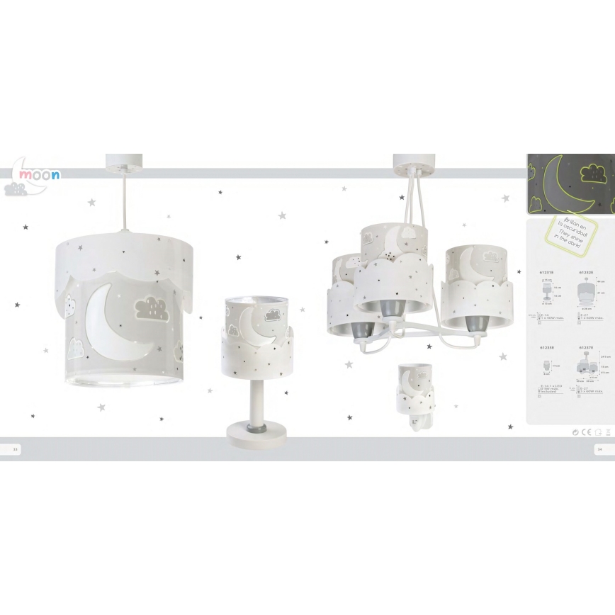 Dalber 61235E - LED Pistikupesa lamp MOON 1xE14/0,3W/230V