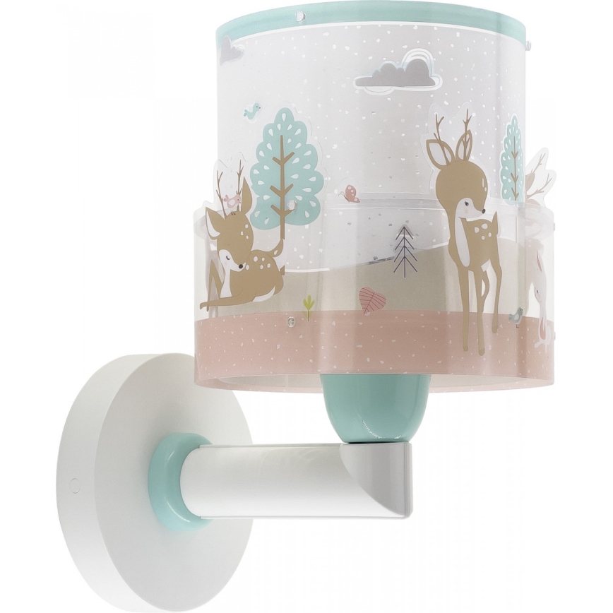 Dalber 61279 - Seinavalgusti lastetuppa LOVING DEER 1xE27/60W/230V