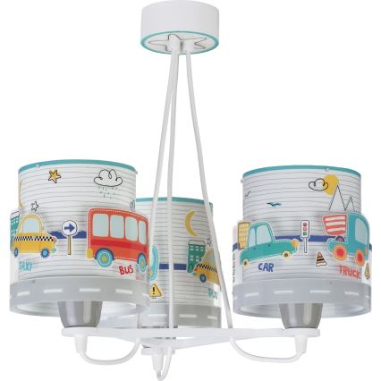 Dalber 61687 - Lühter lastele BABY TRAVEL 3xE27/60W/230V