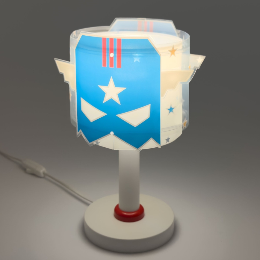 Dalber 61811N - LED-öölamp lastele BLUE HERO 1xG4/4W/230V valge/sinine