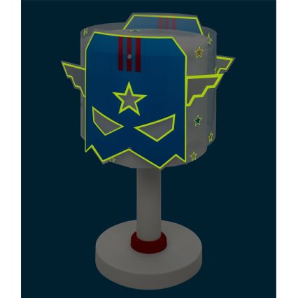 Dalber 61811N - LED-öölamp lastele BLUE HERO 1xG4/4W/230V valge/sinine