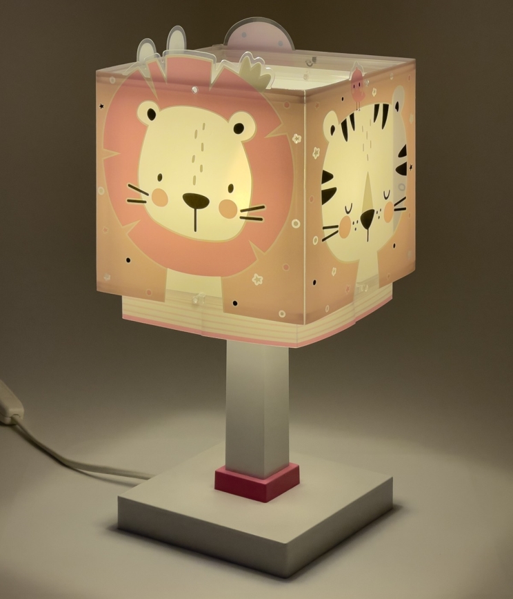 Dalber 63111NS - LED lastelamp BABY JUNGLE 1xG4/4W/230V roosa