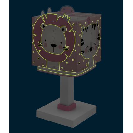 Dalber 63111NS - LED lastelamp BABY JUNGLE 1xG4/4W/230V roosa