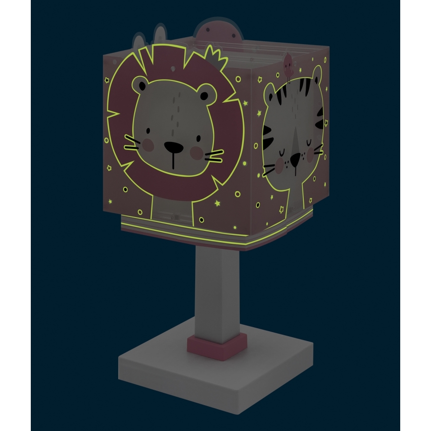 Dalber 63111NS - LED lastelamp BABY JUNGLE 1xG4/4W/230V roosa