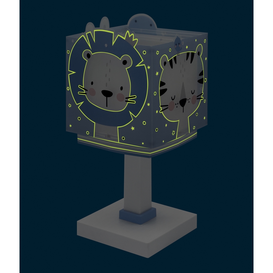 Dalber 63111NT - LED laste öölamp BABY JUNGLE 1xG4/4W/230V sinine