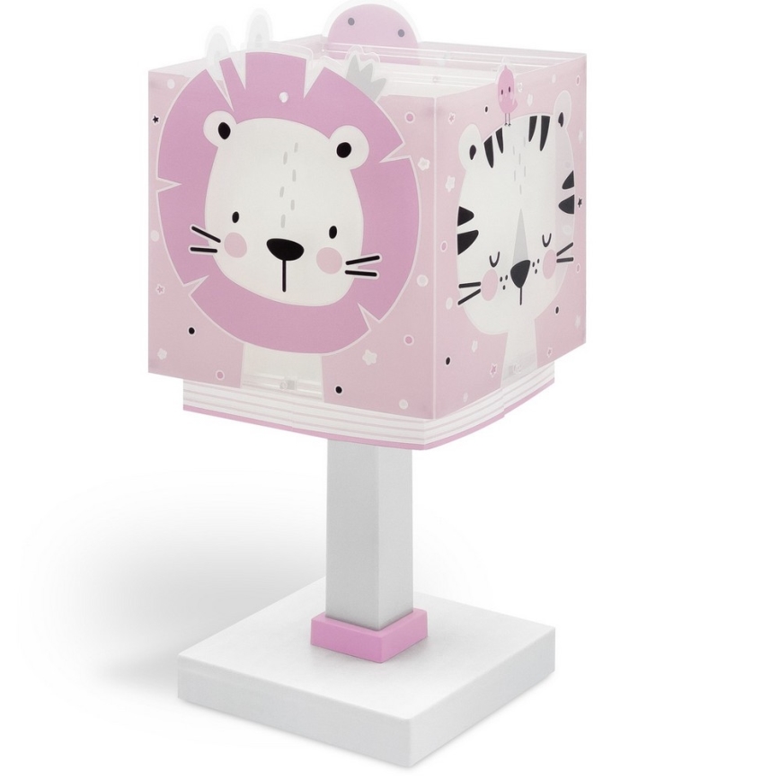 Dalber 63111S - Lamp lastetuppa JUNGLE 1xE14/8W/230V roosa