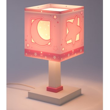 Dalber 63231NS - LED laste laualamp MOONLIGHT 1xG4/4W/230V roosa