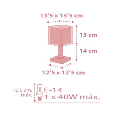 Dalber 63261S - Lamp lastele KOALA 1xE14/40W/230V