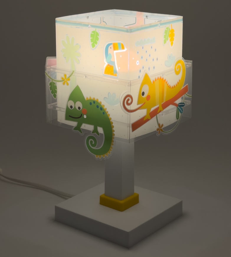 Dalber 63311N - LED laste laualamp HAPPY JUNGLE 1xG4/4W/230V mitmevärviline