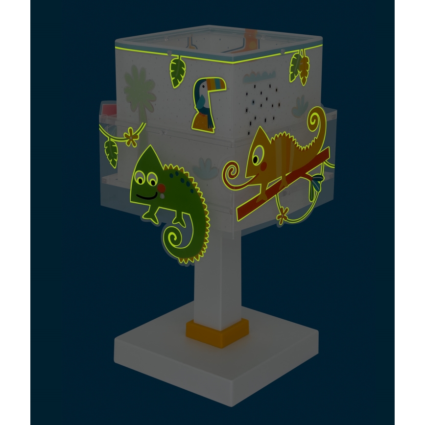 Dalber 63311N - LED laste laualamp HAPPY JUNGLE 1xG4/4W/230V mitmevärviline