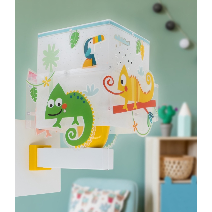 Dalber 63319 - Seinavalgusti lastetuppa HAPPY JUNGLE 1xE27/15W/230V