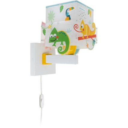 Dalber 63319 - Seinavalgusti lastetuppa HAPPY JUNGLE 1xE27/15W/230V