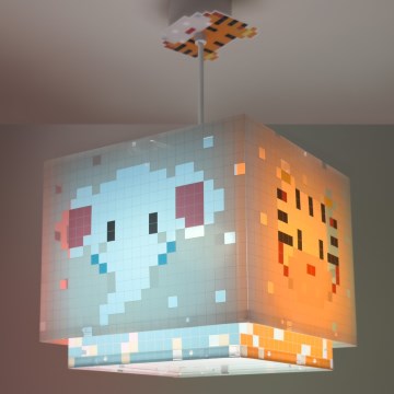 Dalber 63372 - Lühter lastele LITTLE PIXEL 1xE27/15W/230V