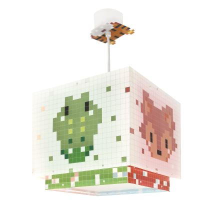 Dalber 63372 - Lühter lastele LITTLE PIXEL 1xE27/15W/230V