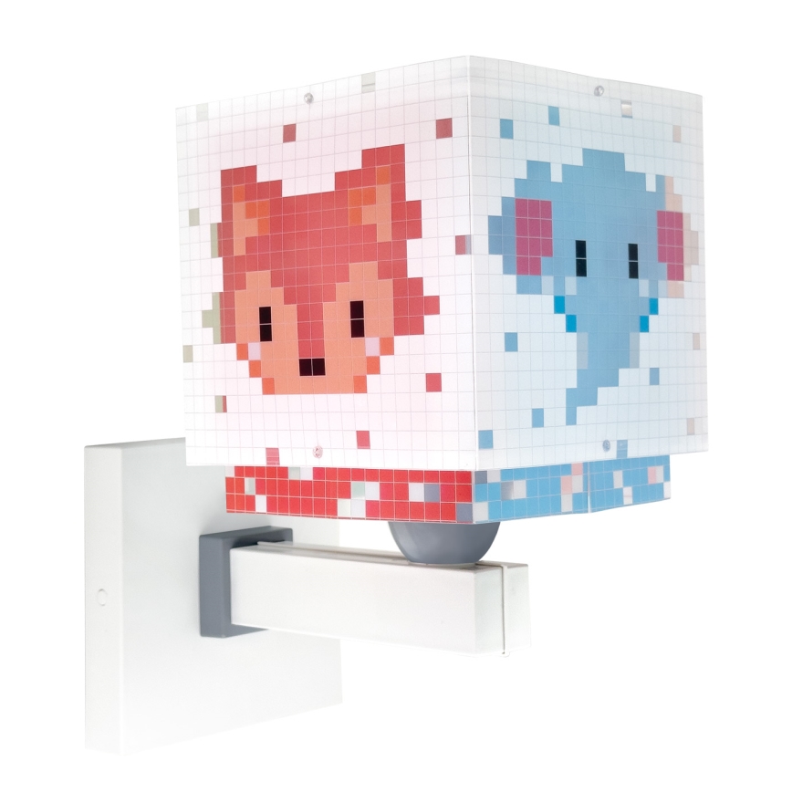 Dalber 63379 - Seinavalgusti lastele LITTLE PIXEL 1xE27/15W/230V