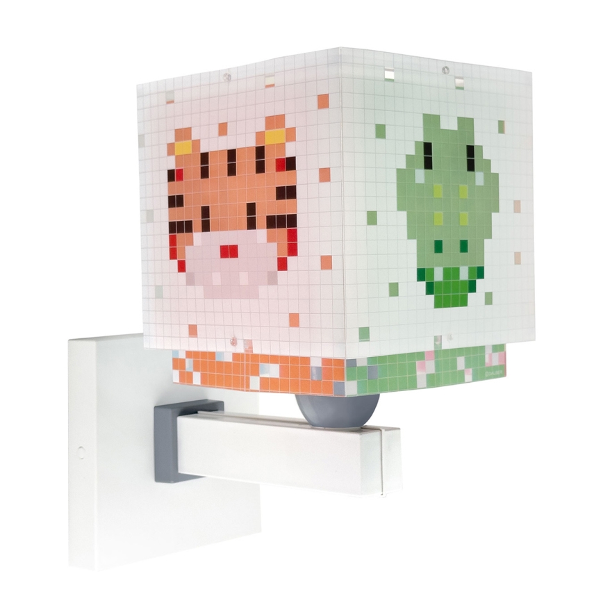 Dalber 63379 - Seinavalgusti lastele LITTLE PIXEL 1xE27/15W/230V