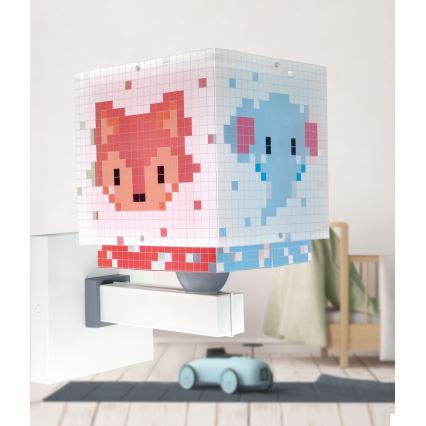 Dalber 63379 - Seinavalgusti lastele LITTLE PIXEL 1xE27/15W/230V