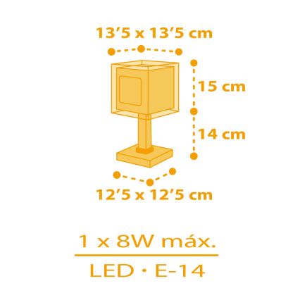 Dalber 63401 - Väike lamp lastetuppa MY FARM 1xE14/8W/230V