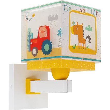 Dalber 63409 - Seinavalgusti lastetuppa MY FARM 1xE27/15W/230V