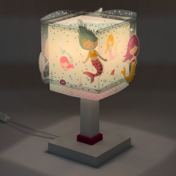Dalber 63441N - LED laste lauavalgusti MERMAIDS 1xG4/4W/230V mitmevärviline