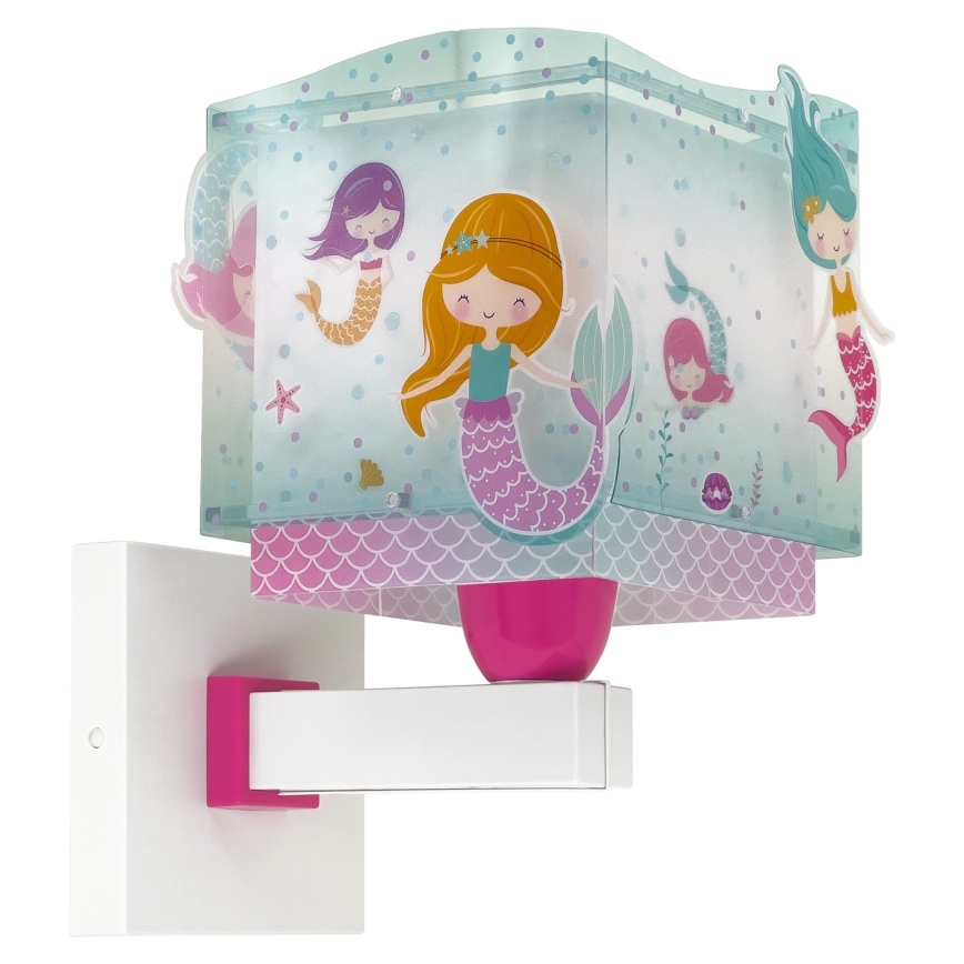 Dalber 63449 - Seinavalgusti lastele MERMAIDS 1xE27/60W/230V