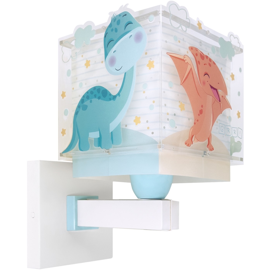 Dalber 63459 - BABY DINOS laste seinavalgusti 1xE27/15W/230V mitmevärviline
