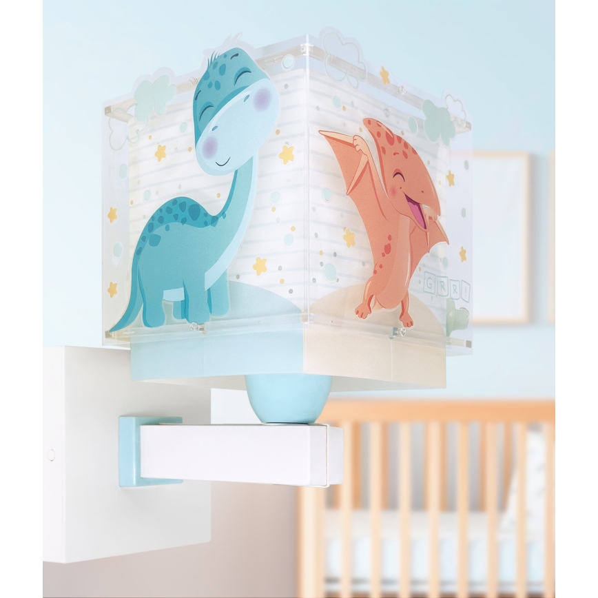 Dalber 63459 - BABY DINOS laste seinavalgusti 1xE27/15W/230V mitmevärviline