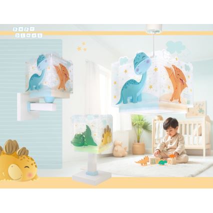 Dalber 63459 - BABY DINOS laste seinavalgusti 1xE27/15W/230V mitmevärviline