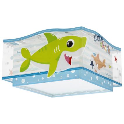 Dalber 63476 - Laevalgusti lastele BABY SHARK 2xE27/60W/230V