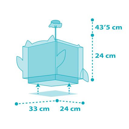 Dalber 64392 - Lühter lastele LITTLE OWL 1xE27/60W/230V