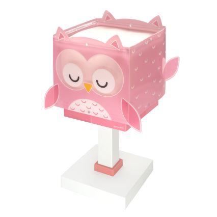 Dalber 64481N - LED laste öölamp LITTLE OWL 1xG4/4W/230V roosa