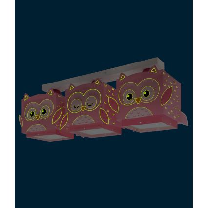 Dalber 64483 - Laevalgusti lastele LITTLE FRIENDS 3xE27/15W/230V