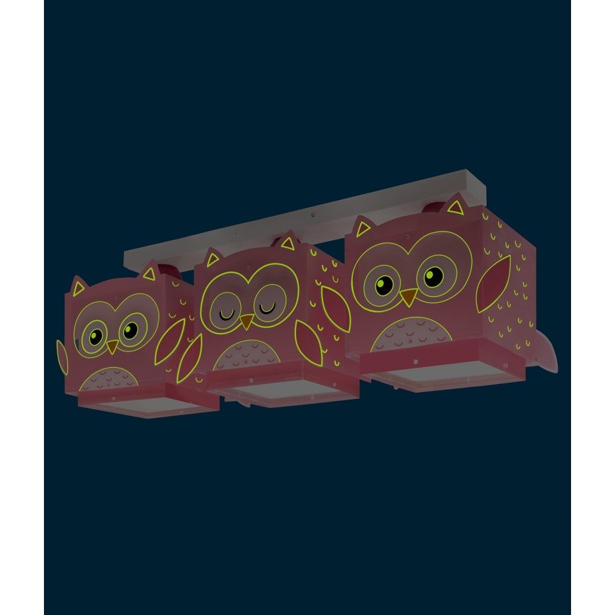 Dalber 64483 - Laevalgusti lastele LITTLE FRIENDS 3xE27/15W/230V