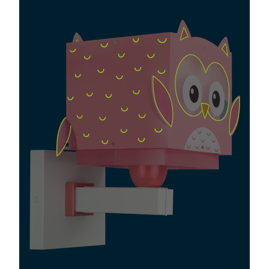 Dalber 64489 - Laste seinavalgusti LITTLE FRIENDS 1xE27/15W/230V