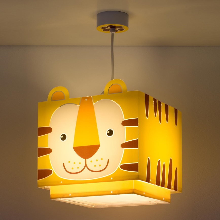 Dalber 64562 - Lühter lastele LITTLE TIGER 1xE27/60W/230V