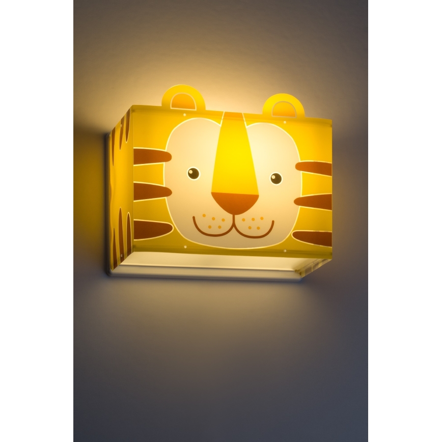 Dalber 64568 - Seinavalgusti lastele LITTLE TIGER 1xE27/60W/230V