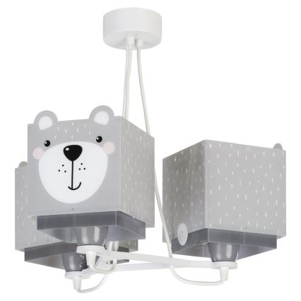 Dalber 64577 - Lühter lastele LITTLE TEDDY 3xE27/60W/230V