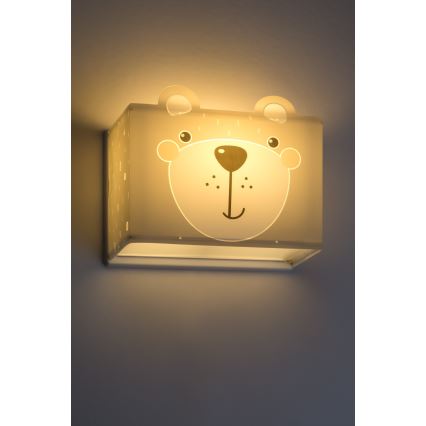 Dalber 64578 - Seinavalgusti lastele LITTLE TEDDY 1xE27/60W/230V