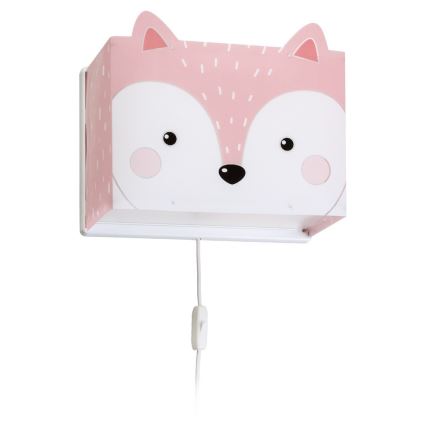 Dalber 64588 - Seinavalgusti lastele LITTLE FOX 1xE27/60W/230V