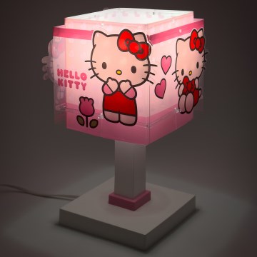 Dalber 73261 - HELLO KITTY LED-laualamp lastele 1xG4/4W/230V roosa