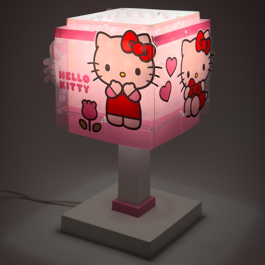 Dalber 73261 - HELLO KITTY LED-laualamp lastele 1xG4/4W/230V roosa