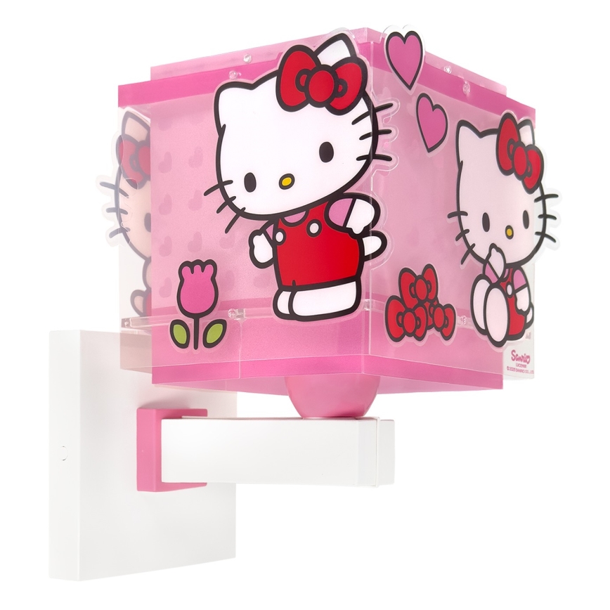 Dalber 73269 - Laste seinavalgusti HELLO KITTY 1xE27/15W/230V roosa