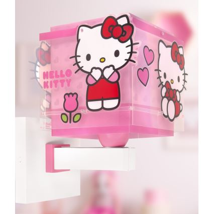 Dalber 73269 - Laste seinavalgusti HELLO KITTY 1xE27/15W/230V roosa