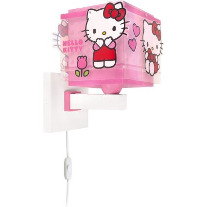 Dalber 73269 - Laste seinavalgusti HELLO KITTY 1xE27/15W/230V roosa